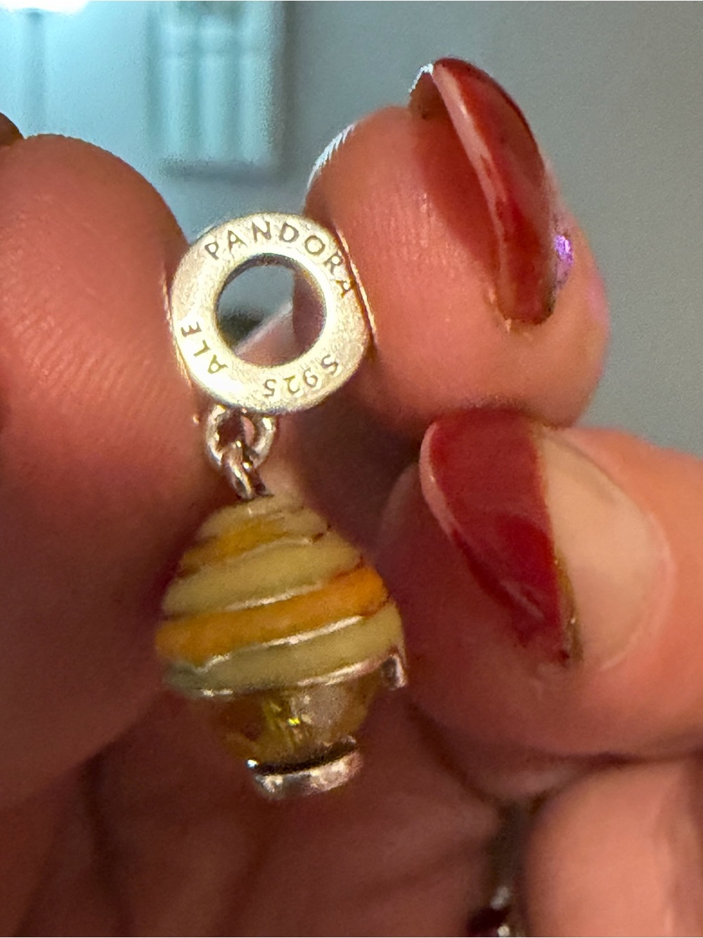 Disney X Pandora Pineapple Swirl (dole whip) Dangle Charm